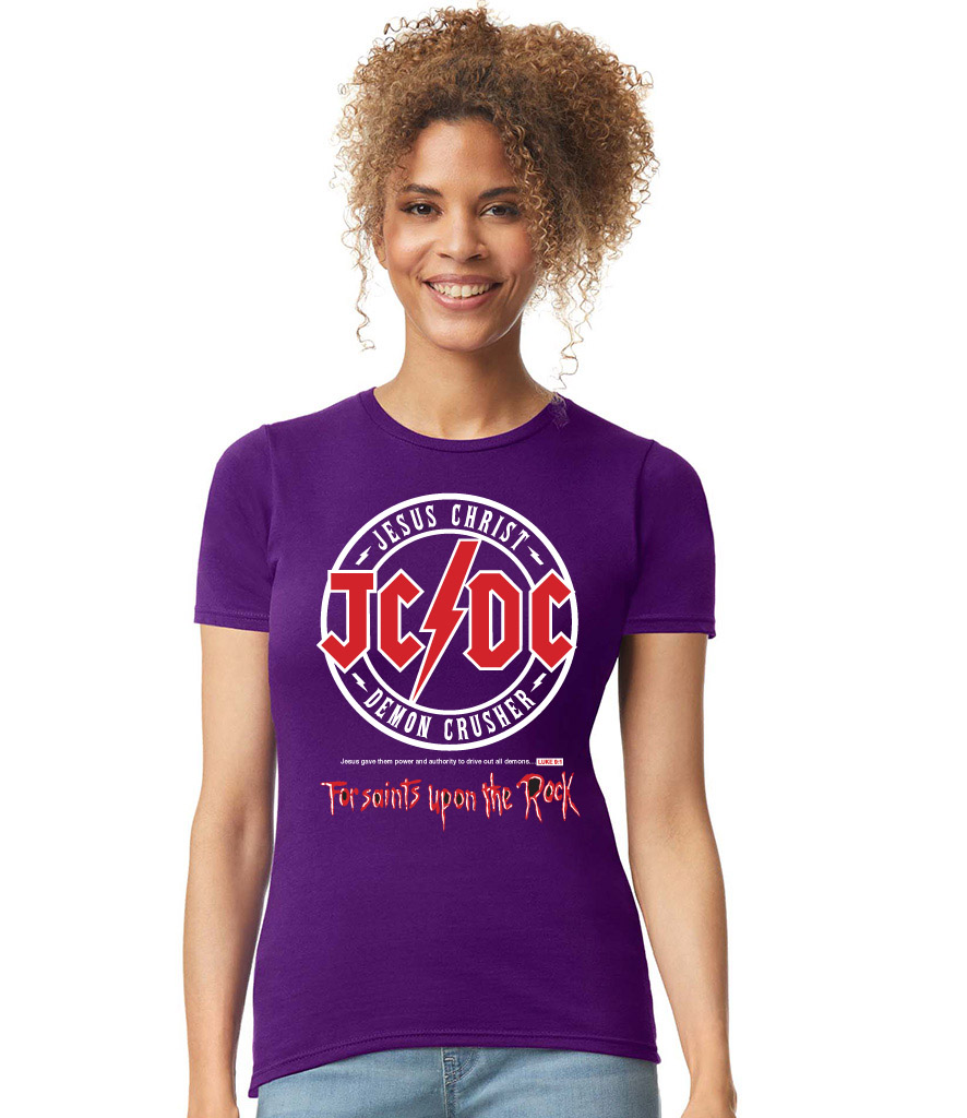 IYF01-GD72: 'JCDC' Ladies SoftStyle T-Shirt