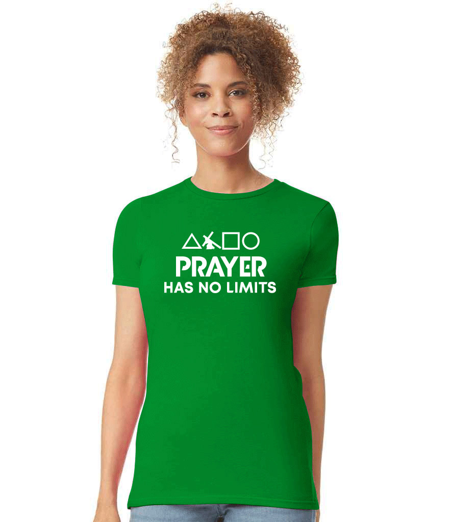 IYF03-GD72: 'Prayer' Ladies SoftStyle T-Shirt