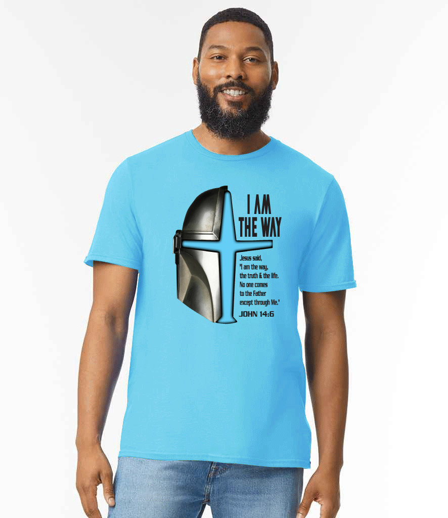 IYF05-GD01: 'I Am The Way' Unisex SoftStyle T-Shirt