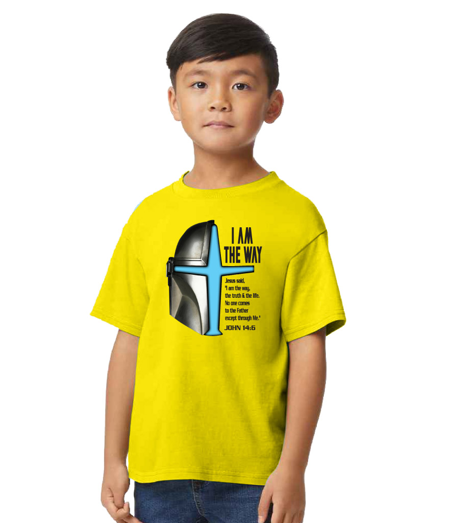 IYF05-GD1B: 'I Am The Way' Kids T-Shirt