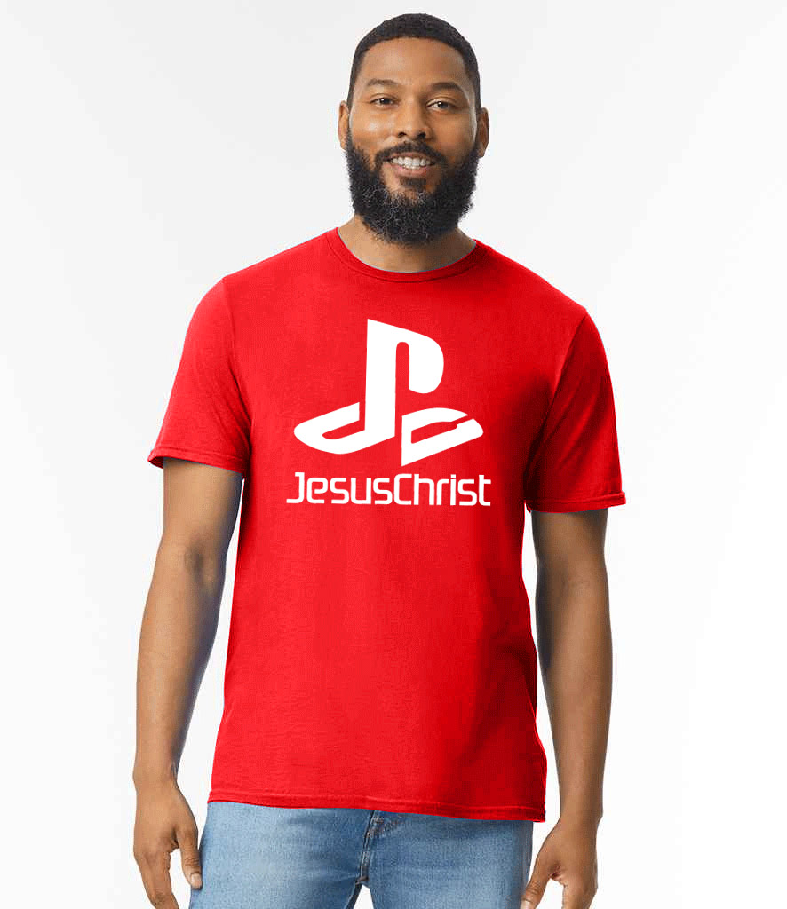 IYF06-GD01: 'Jesus Christ' Unsiex SoftStyle T-Shirt