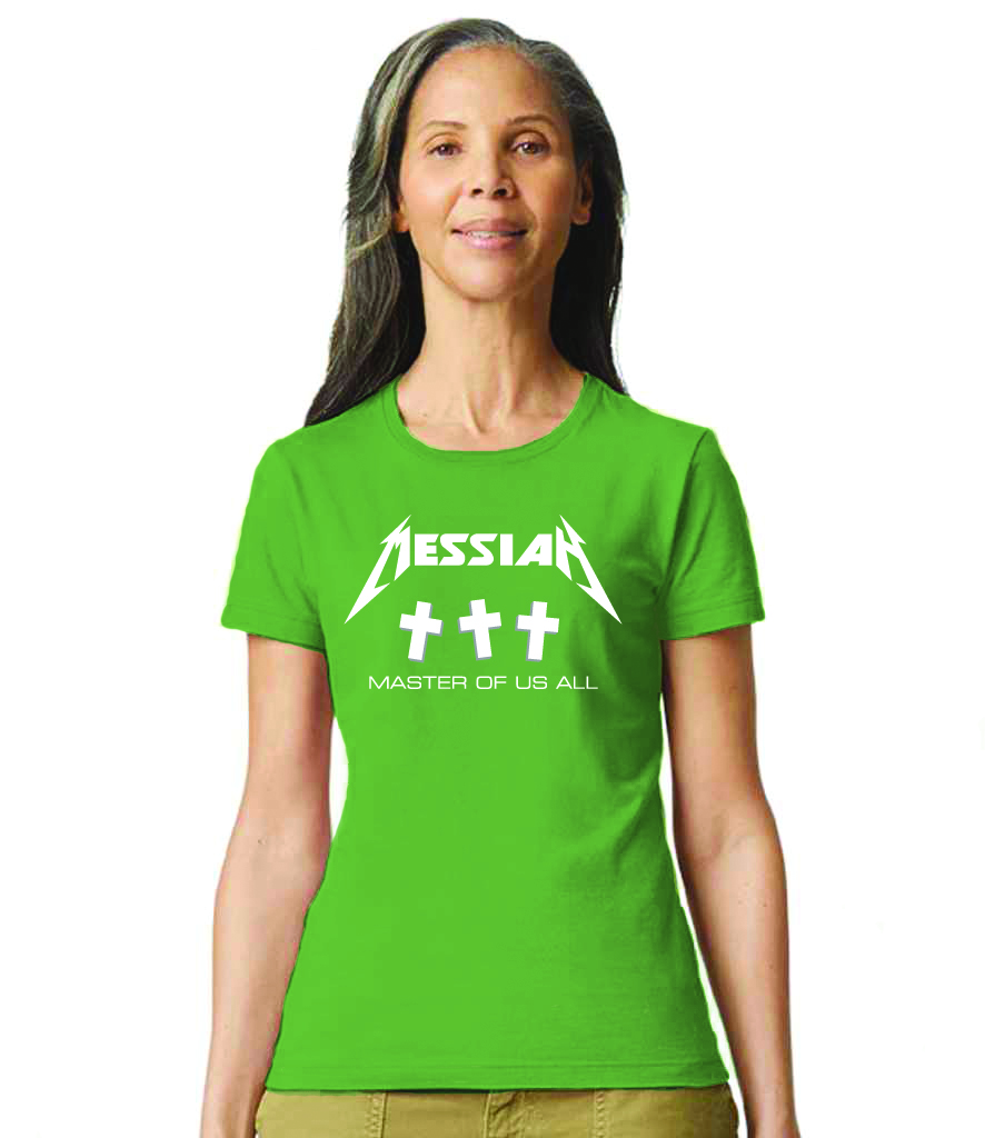 IYF07-GD72: 'Messiah' Ladies SoftStyle T-Shirt
