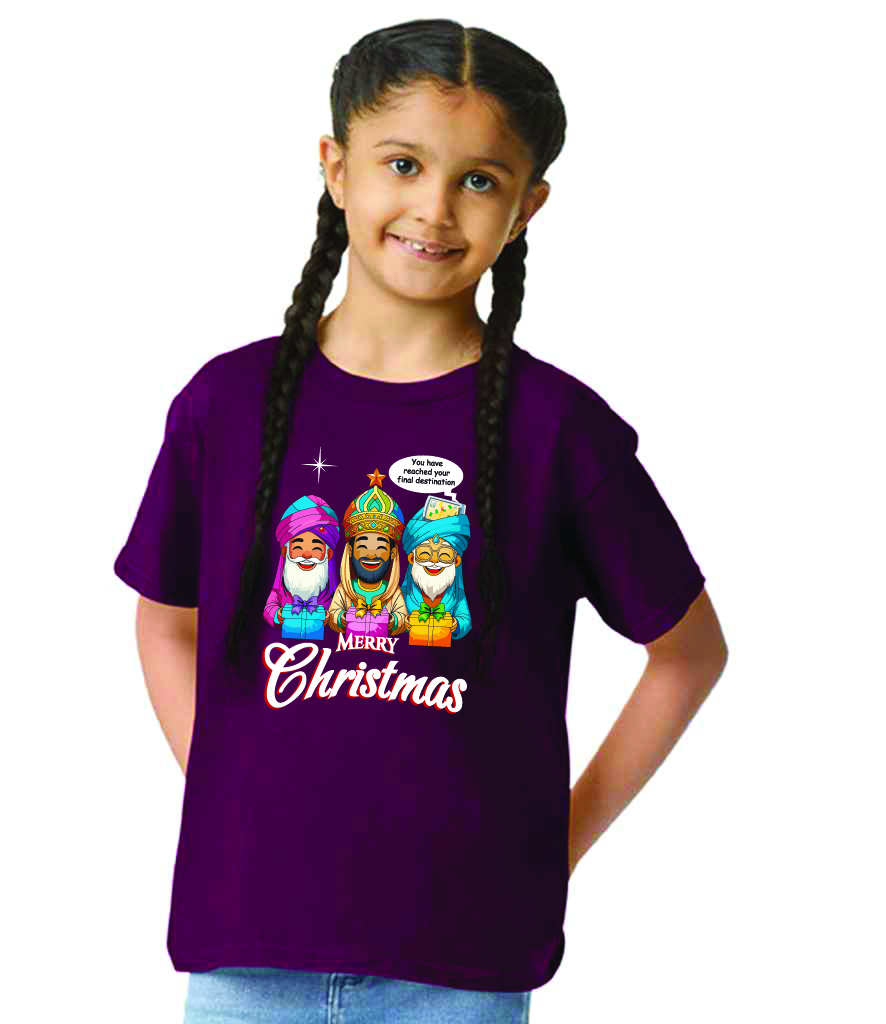 IYF09-GD1B: 'Three Kings' Kids T-Shirt