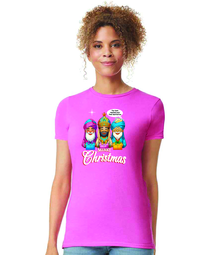 IYF09-GD72: 'Three Kings' Ladies SoftStyle T-Shirt