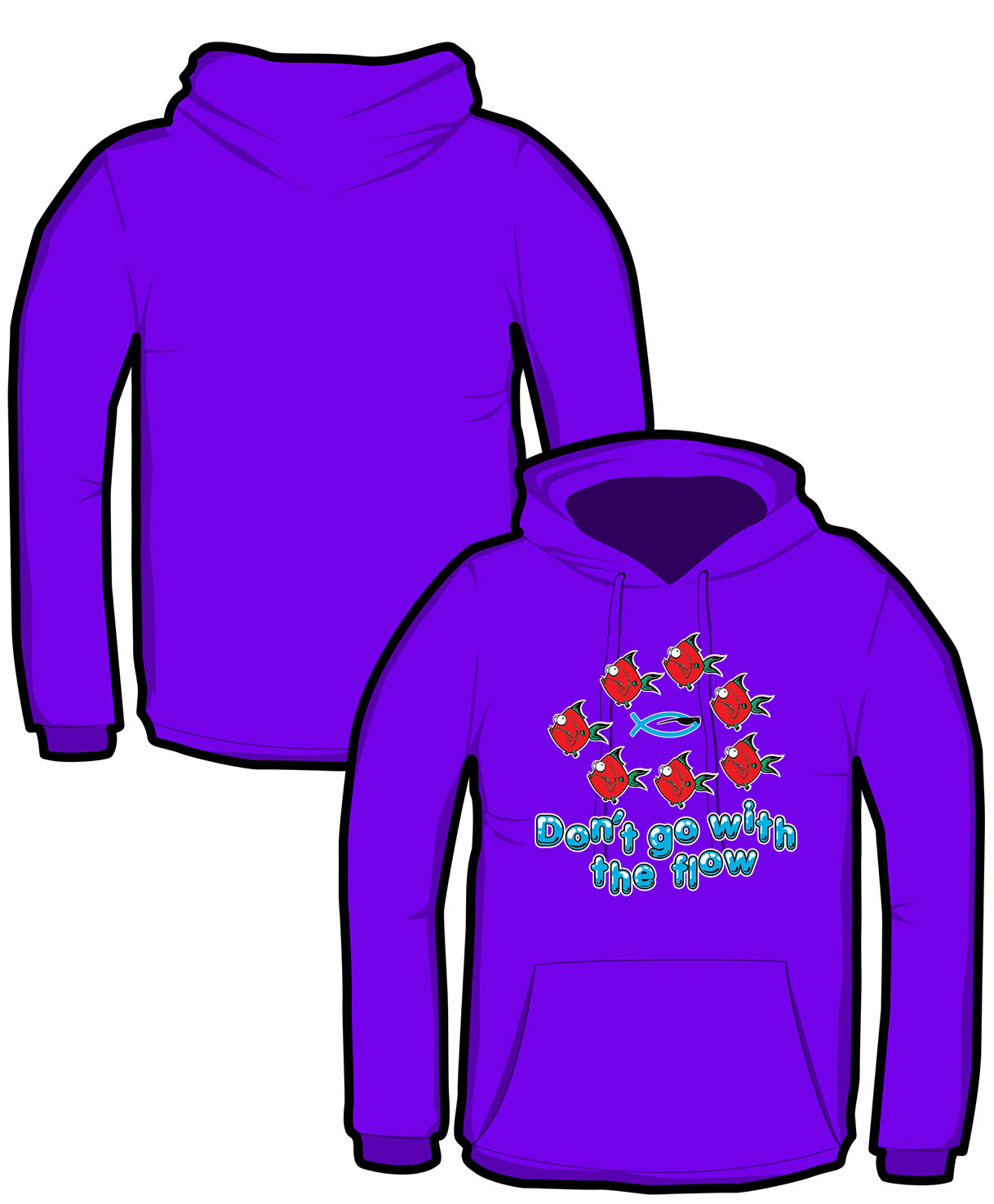 S010-JH001: "Don't Go" Hoodie