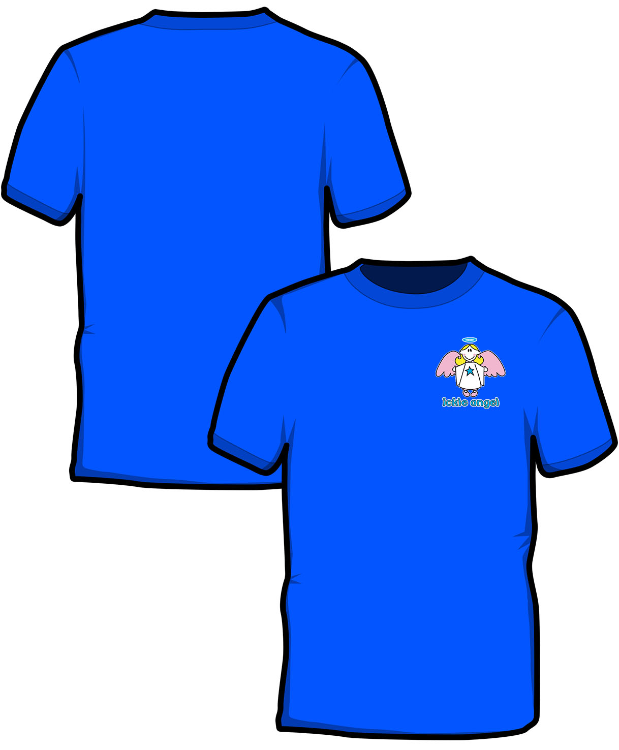S039-GD01: "Ickle Angel" SoftStyle unisex t-shirt