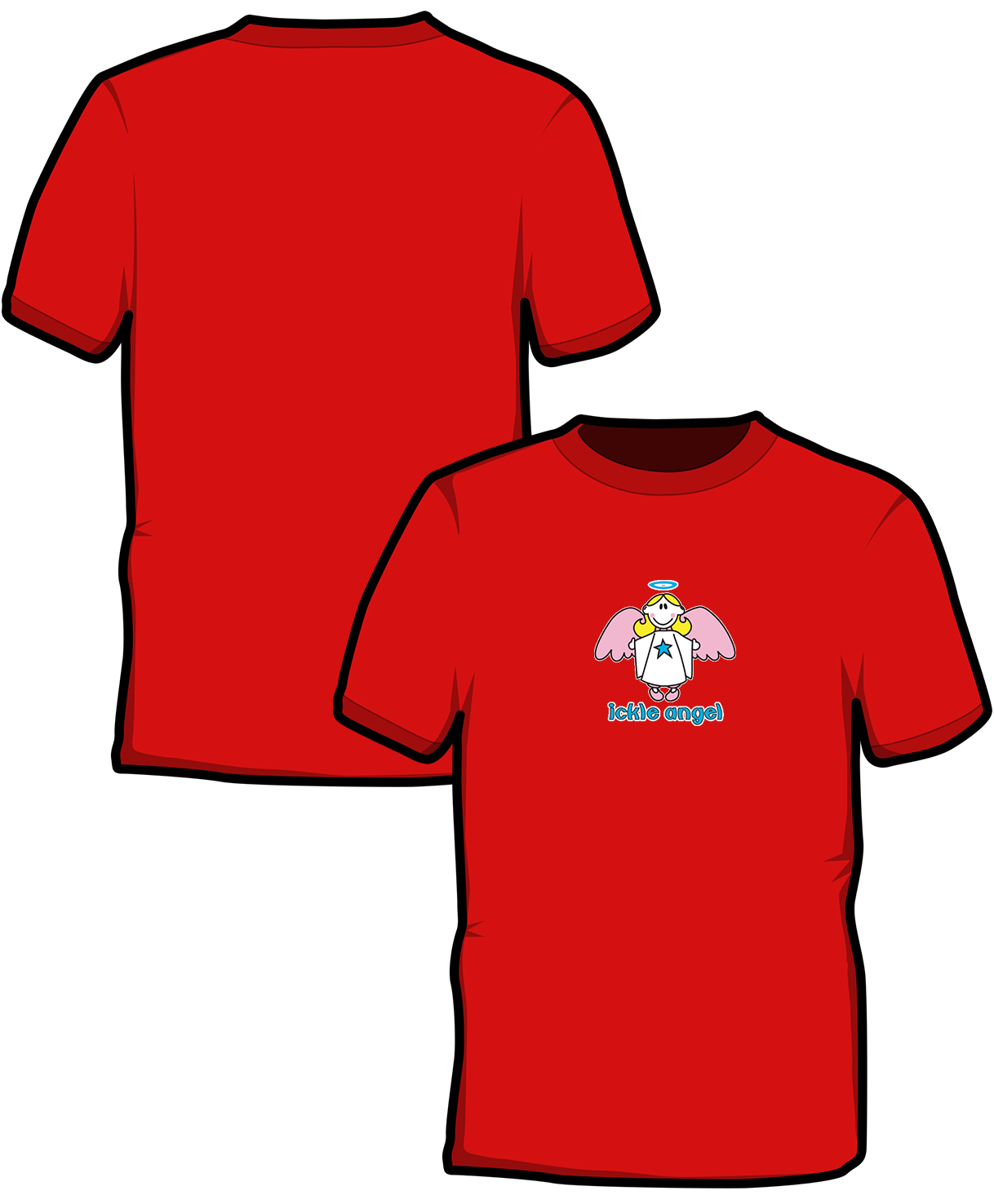 S039-SS6B: "Ickle Angel" Kids t-shirt
