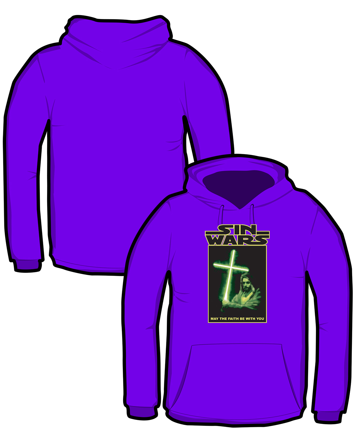 S076-JH001: "Sin Wars" Hoodie