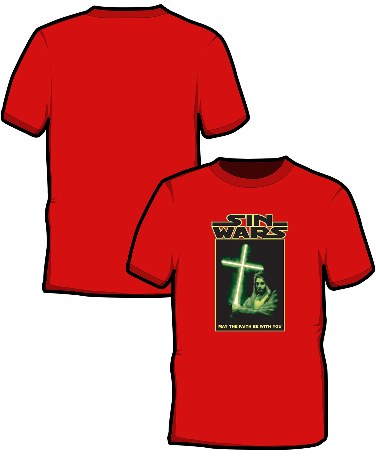 S076-SS6B: "Sin Wars" Kids t-shirt