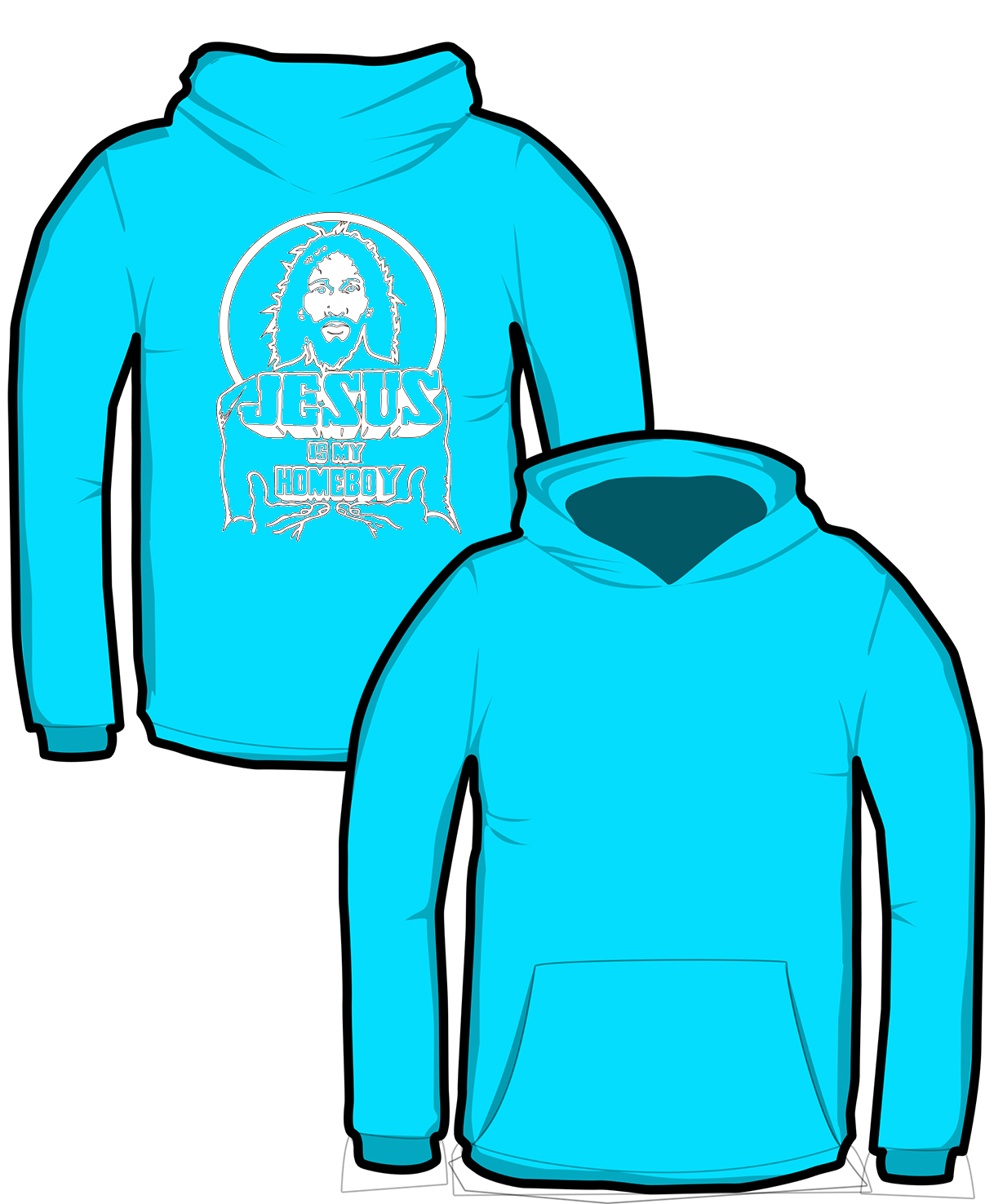 S082-JH01B: "Homeboy" Kids hoodie
