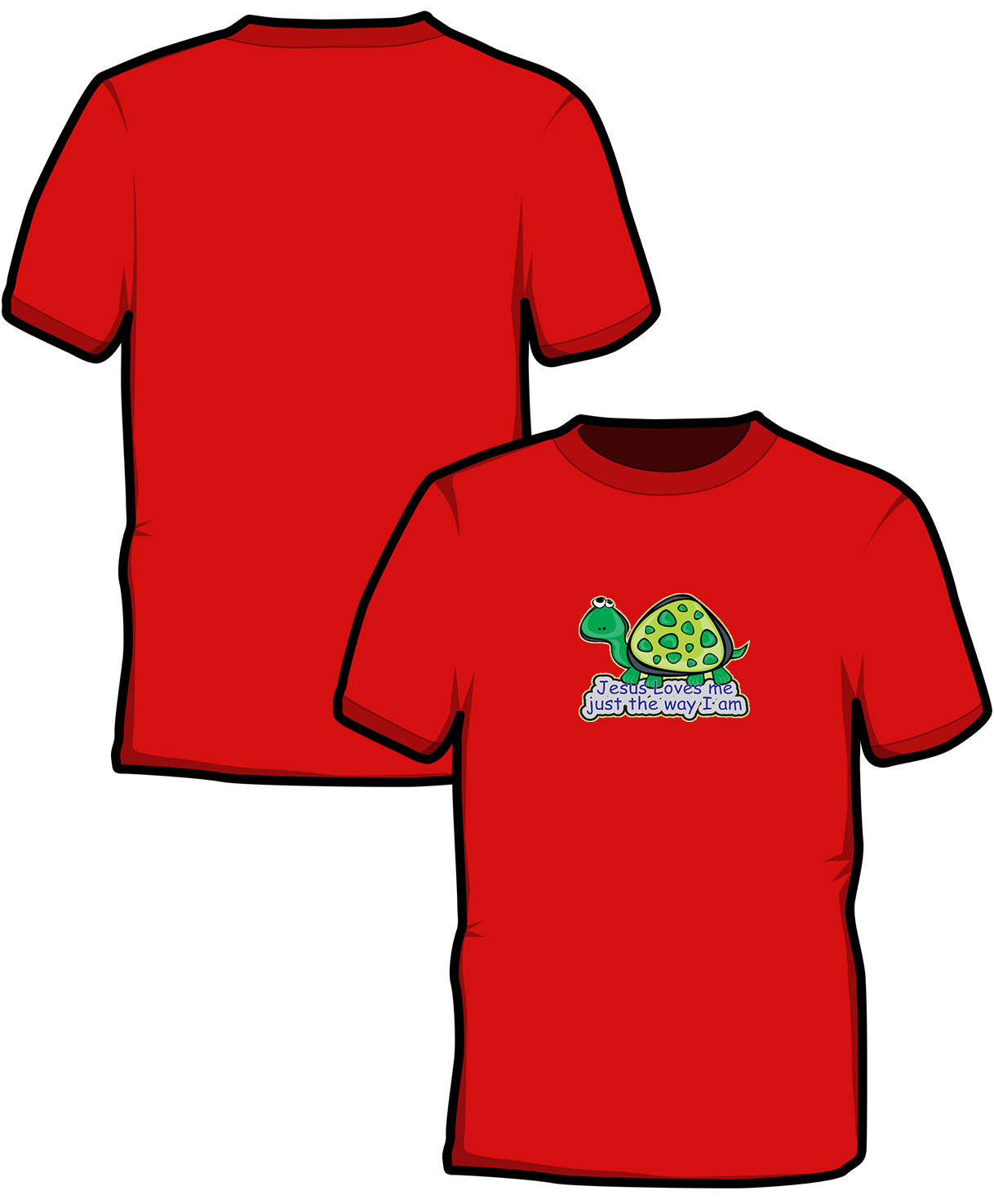 S129-SS6B: "Tortoise" Kids t-shirt