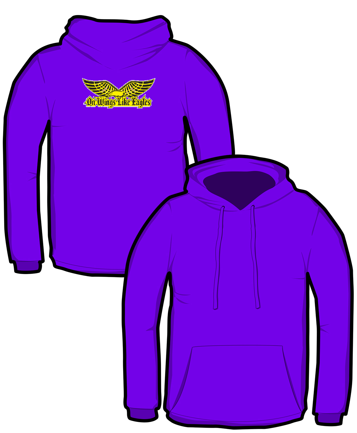 S131-JH001: "On Wings" Hoodie