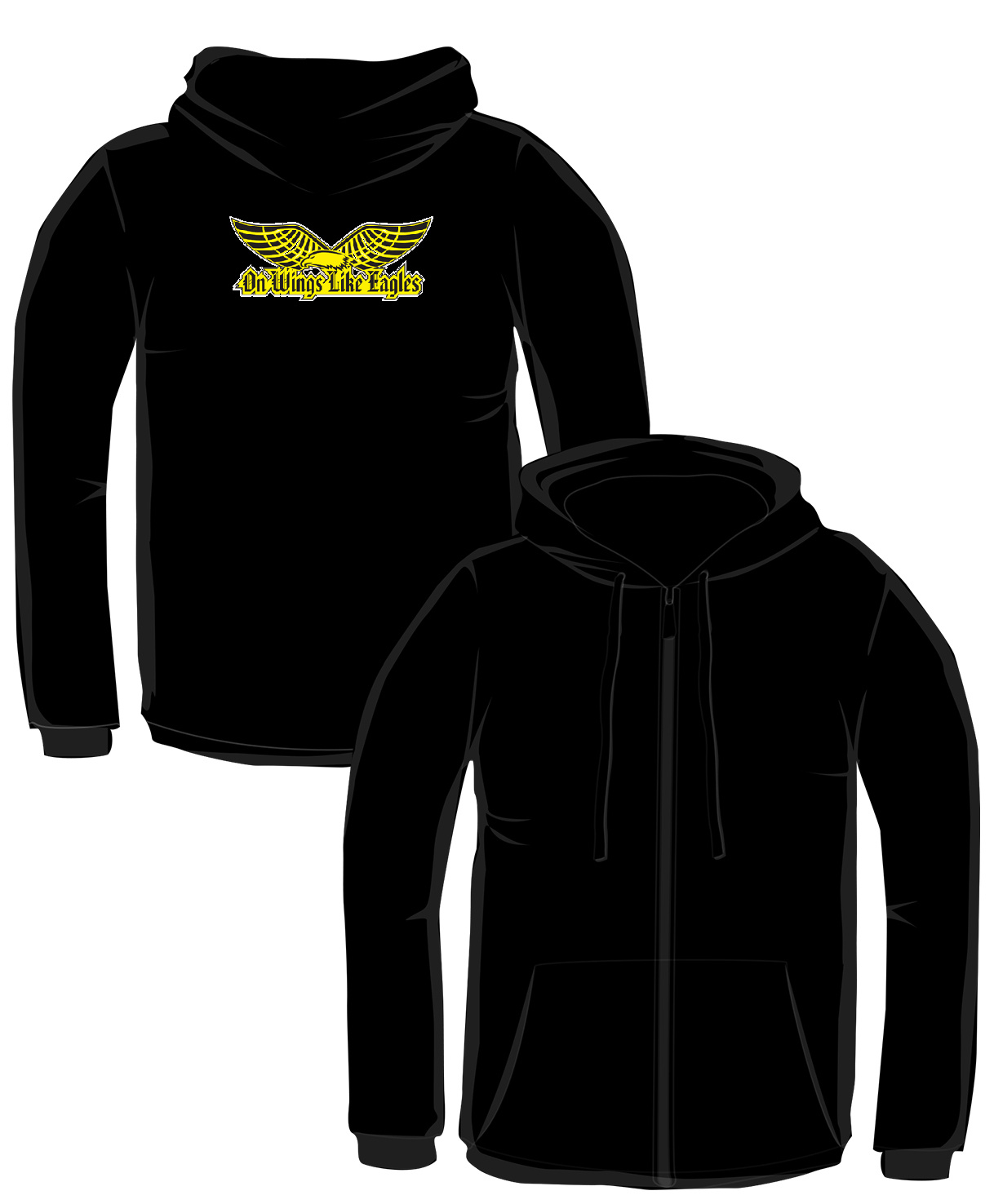 S131-JH050: "On Wings" Zoodie
