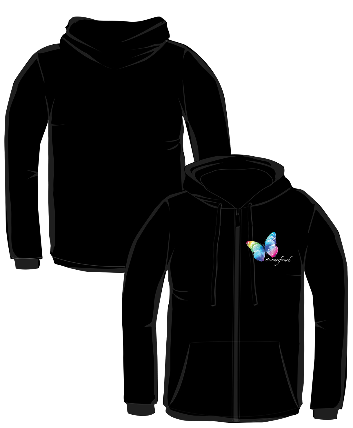 S132-JH050: "Butterfly" Zoodie