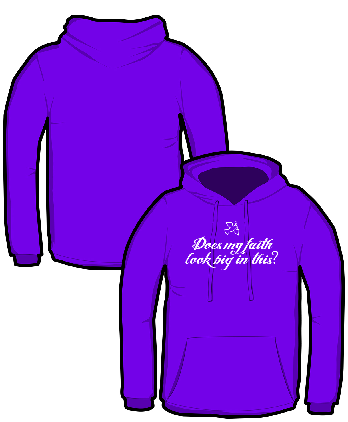 S133-JH001: "Does My Faith" Hoodie
