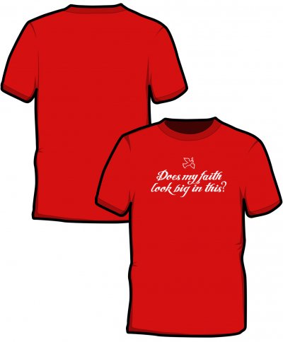 S133-SS6B: "Does My Faith" Kids t-shirt