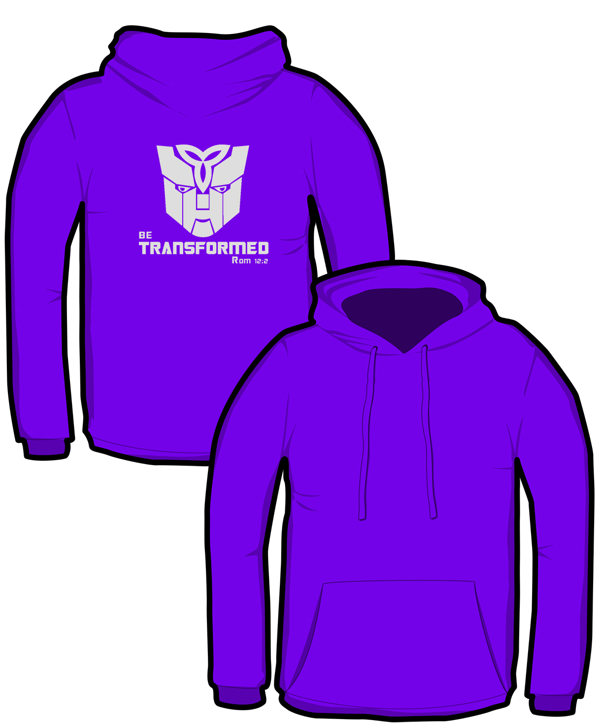 S162-JH001: "Transformed" Hoodie