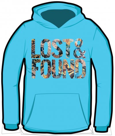 S191-JH01B: "Lost & Found" Kids hoodie