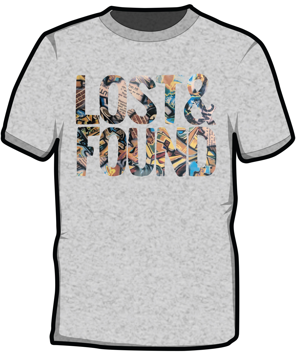 S191-SS6B: "Lost & Found" Kids t-shirt
