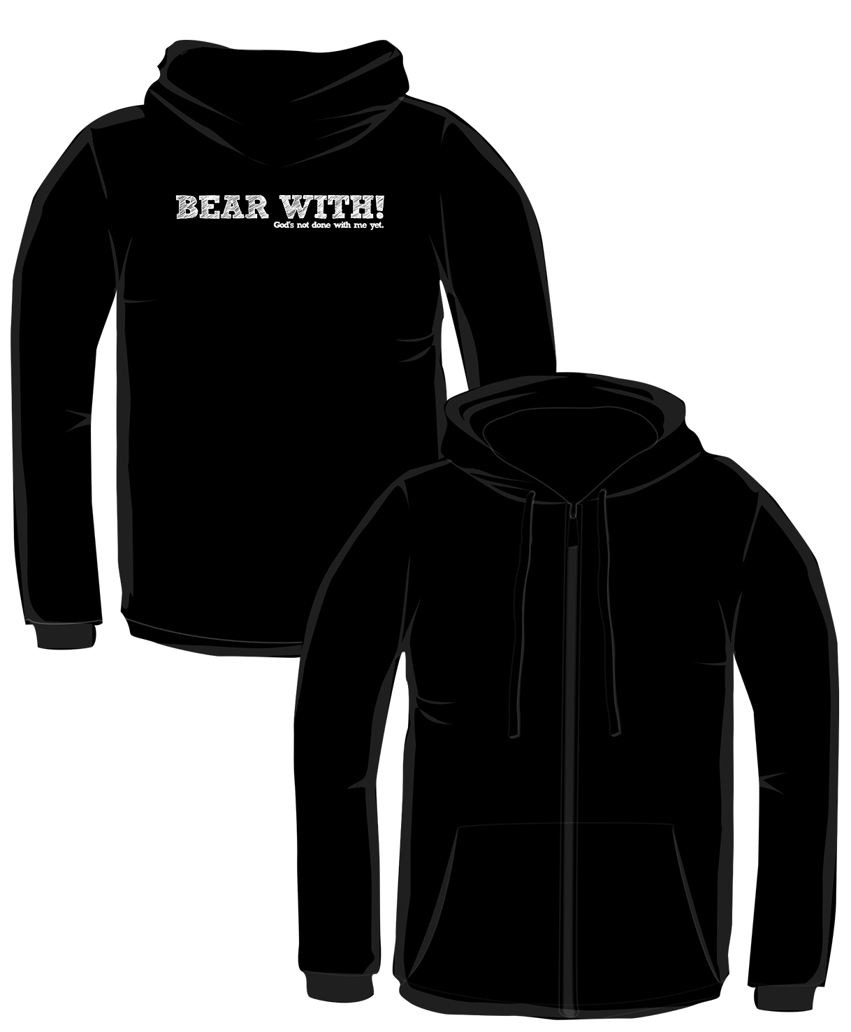 S197-JH050: "Bear With" Zoodie