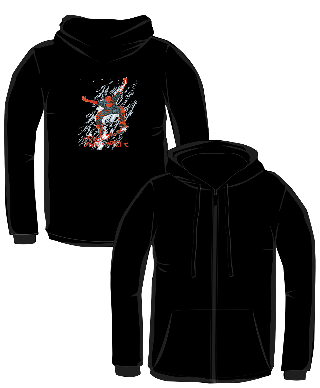 S198-JH050: "Skater" Zoodie