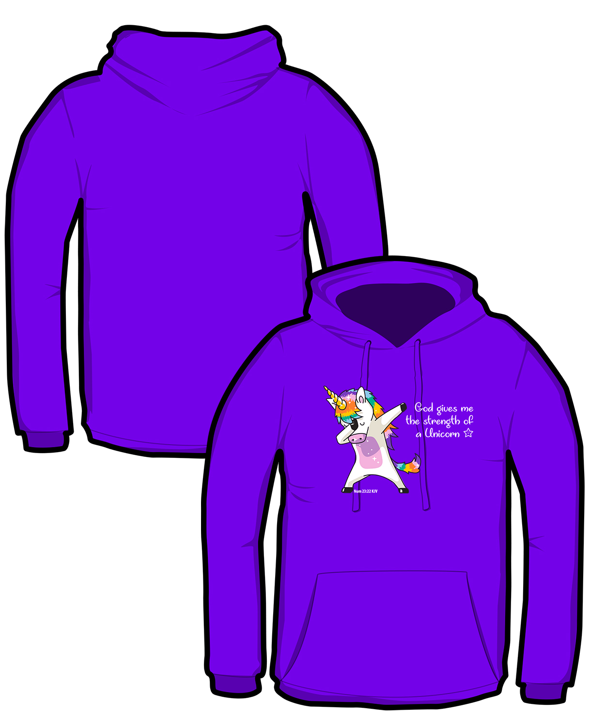 S237-JH001: "Unicorn" Hoodie