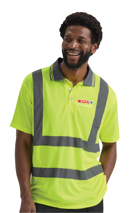 UC808: Hi Vis Short Sleeve Polo Shirt